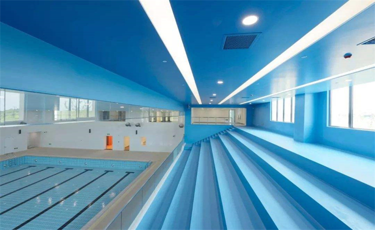 鲁山学校游泳馆建造